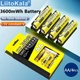 Акумулятори 4шт 1.5V АА Liitokala 2400mAh Li-Ion + шнур зарядки USB type-C 2026 USB-T36(AA) - зображення 2