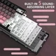 Бездротова Ігрова (2.4G, Bluetooth) ATTACK SHARK X85 Чорно-рожева, White Switches, 75%, Hot Swap - зображення 7