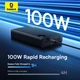 Портативный аккумулятор Baseus Adaman Digital Display 140W 24000mAh , 5A с технологией QC4.0+PD3.0 + кабель Type-C to Type-C - изображение 5