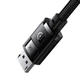 Кабель Baseus High Definition Series DisplayPort to DisplayPort 1.4 8K@60Hz 2m Black (B00633706111-02) - изображение 4