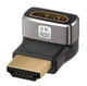 Адаптер Togconn HDMI to HDMI 90 Degree, HDMI 2.1, 8K@60Hz, 4K@120Hz, up angle - зображення 1