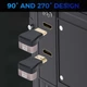 Адаптер Togconn HDMI to HDMI 90 Degree, HDMI 2.1, 8K@60Hz, 4K@120Hz, down angle - зображення 4