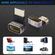 Адаптер Togconn HDMI to HDMI 90 Degree, HDMI 2.1, 8K@60Hz, 4K@120Hz, down angle - зображення 6