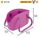 М'яка переноска для маленьких собак Ferplast With-Me Fuchsia - зображення 2