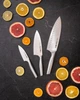 Набір цільнолитих ножів Krauff Prime Chef 3 предмети + ПОДАРУНОК: Дошка кухонна Krauff - зображення 7