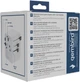 Сетевое зарядное устройство Gembird Travel Power Adapter 20W 1 x USB-A + 2 x USB-C White (TPA-1A2C20-01-W) - изображение 7