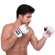 Перчатки для смешанных единоборств MMA на липучке размер M Кожа TOP KING Ultimate белый TKGGU - изображение 2