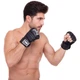 Перчатки для смешанных единоборств MMA на липучке размер L Кожа TOP KING Super черный TKGGS - изображение 3