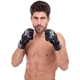 Перчатки для смешанных единоборств MMA на липучке размер L Кожа TOP KING Super черный TKGGS - изображение 4