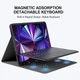 Чехол клавиатура CHESONA для iPad Pro 12.9 iPad Pro 6/5/4/3 поколения 2022 2021 2020 и 2018 лет - изображение 1