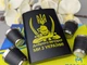 Подарунковий набір фляга 270 мл з 4 чарками гравірування добрий вечір ми з україни Чорний - зображення 6