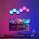 Шестигранні Світлодіодні RGB Панелі: Музична Синхронізація та Керування з Додатка. 6 шт (Білий) - зображення 1