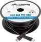 Кабель Lanberg HDMI - HDMI 80 м Black (CA-HDMI-30FB-0800-BK) - зображення 3