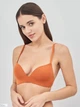 Бюстгальтер без косточек бесшовный с Push-up бесшовный brabrabra 015С 75B Темно-апельсиновый (6907208007937) - изображение 1