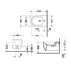 Підвісне біде Duravit Me by Starck білий мат - изображение 2