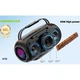 Портативна колонка Bluetooth HOPESTAR H70 RGB 80W, 12000mAh Чорна - зображення 2