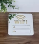 WI — FI знак акриловий квадратний срібло - изображение 1