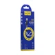 Кабель USB Hoco X21 Plus Silicone Lightning 0.25m Колір Чорно-Білий - зображення 8
