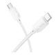 Кабель USB Hoco X113 Type-C to Type-C 60W Колір Бiлий - изображение 1