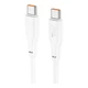 Кабель USB Hoco X93 Force 100W Type-C to Type-C Колір Бiлий - изображение 8