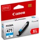 Картридж Canon CLI-471C XL PIXMA MG5740/MG6840 Cyan - зображення 2