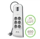 Мережевий фільтр-подовжувач Belkin BSV-604VF2MV2 2м, 6хРозеток, 16А, 2xUSB-A 2.4A - зображення 2