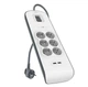 Мережевий фільтр-подовжувач Belkin BSV-604VF2MV2 2м, 6хРозеток, 16А, 2xUSB-A 2.4A - зображення 3