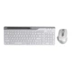 Комплект (клавиатура и мышь) A4Tech Fstyler FB2535C, BT, 2.4G, lcy White - изображение 1