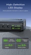 ИБП UPS 36W Docreate DC1036L/DC3016L+АКБ 10400mAh +POE, +USB, 3xDC 5/9/12V LED-Display (заменяемые АКБ 18650 4шт в комплекте) Black - изображение 5