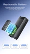 ИБП UPS 36W Docreate DC1036L/DC3016L+АКБ 10400mAh +POE, +USB, 3xDC 5/9/12V LED-Display (заменяемые АКБ 18650 4шт в комплекте) Black - изображение 8