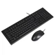Комплект (клавіатура та миша) A4Tech KR-8572, USB, Black - зображення 2