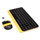 Комплект (клавиатура и мышь) A4Tech Fstyler FG1110, 2.4G, Bumblebee - изображение 3