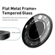 Зарядний пристрій Qi BASEUS Simple Magnetic Wireless Charger (suit for IP12) 15W (WXJK-E02) transparent-black - зображення 4