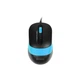 Комплект (клавиатура и мышь) A4Tech Fstyler F1010, USB, 1.5m, Black/Blue - изображение 3