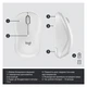 Комплект: клавіатура та миша Logitech MK295 Silent, 2.4G, Off-White (920-009824) - зображення 6