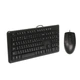 Комплект (клавиатура и мышь) A4Tech KK-3330, USB, 1.5m, Black - изображение 5