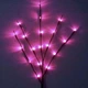 LED светильник ветка 20 ламп, розовый свет, на батарейках, декор интерьера - изображение 3