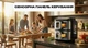 Аерогриль Rainberg RB 2331 4800W аерофрітюрниця безмасляна для приготування без олії з 2 чашами 7,5+7,5 л та сенсорним керуванням Срібляста з чорним - зображення 4