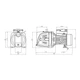 Насос поверхностный самовсасывающий Agua JSW 15M Нmax 55м Qmax 80л/мин P 1500Вт (CV035087) - изображение 2