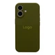 Чохол Silicone Case Full Size with Frame для iPhone 16 45.Army Green - изображение 1