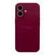 Чохол Silicone Case Full Size with Frame для iPhone 16 42.Maroon - зображення 1