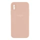 Чохол Silicone Case Square Full Camera для iPhone X/Xs 19.Pink Sand - изображение 1