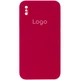Протиударний Чохол Silicone Case Square Full Camera для iPhone X/Xs 37.Rose Red - зображення 1