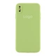 Чохол Silicone Case Full Size with Frame для iPhone X/Xs 01.Mint - изображение 1