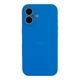 Чохол Silicone Case Full Size with Frame для iPhone 16 03.Royal Blue - зображення 1