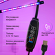 Фітолампа Full Spectrum LED Grow Light подвійна на прищіпці. Світильник для рослин, розсади, квітів. Таймер, USB, 20W - зображення 4