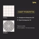 Набор трафаретов DFA 2 шт: Квадратный + Круглый узоры для стен под штукатурку и краску 0.3-1 мм (N00212) - изображение 2