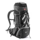 Рюкзак туристический Naturehike NH70B070-B 70+5 л Black/Grey (6927595709009) - изображение 1