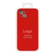 Чохол Silicone Case Full Size with Frame для iPhone 13 14.Red - зображення 4