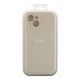 Чехол Silicone Case Full с защитой камеры для iPhone 13 Antique white - изображение 4